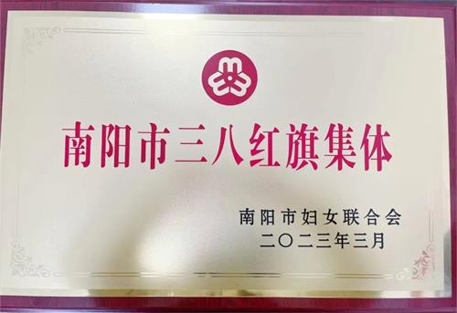 喜訊！我院榮獲“南陽市三八紅旗集體”榮譽稱號